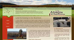 Desktop Screenshot of abagislandsurveyors.com